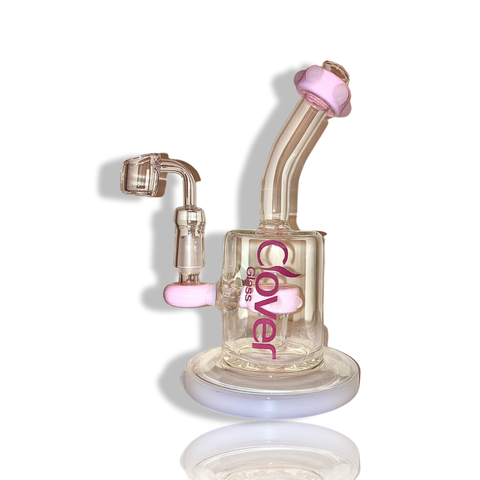 CLOVER GLASS MINI PINK RIG