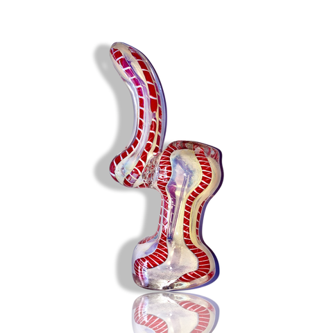 PEPERMINT CANDY CANE BUBBLER PIPE