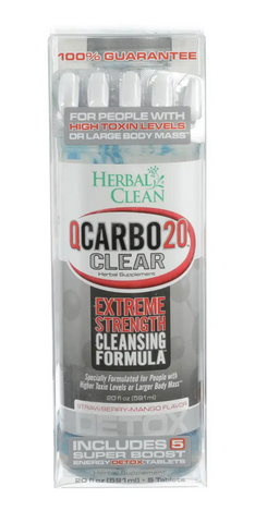 HERBAL CLEAN QCARBO20 EXTREME STRENGHT CLEANSING FORMULA