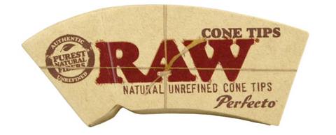 RAW PERFORATED PERFECTO CONE TIPS - 50 PACK